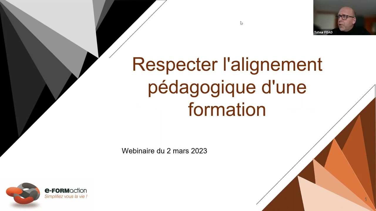 Incontournables du Formateur Professionnel  01 : Comment respecter l'alignement pédagogique ?