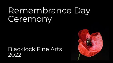 BFA Remembrance Day 2022