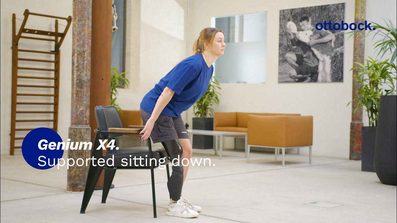 Genium X4 Supported sitting down Ottobock Professionals YouTube