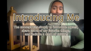 Module 1 - Video Assignment Introducing Me!