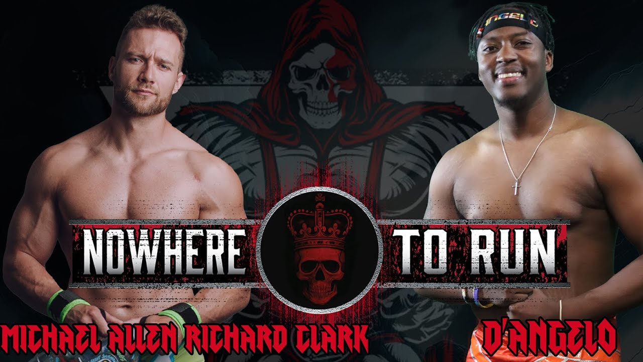 MIchael Allen Richard Clark Vs D'Angelo from Reaper Wrestling's Nowhere to Run
