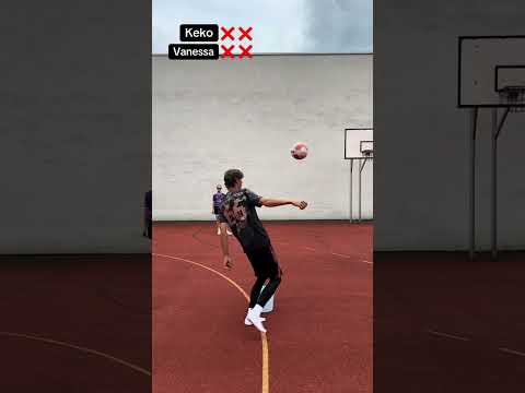 Keko vs Vanessa #highlights #footballgames #footballskillschallenge #subscribers