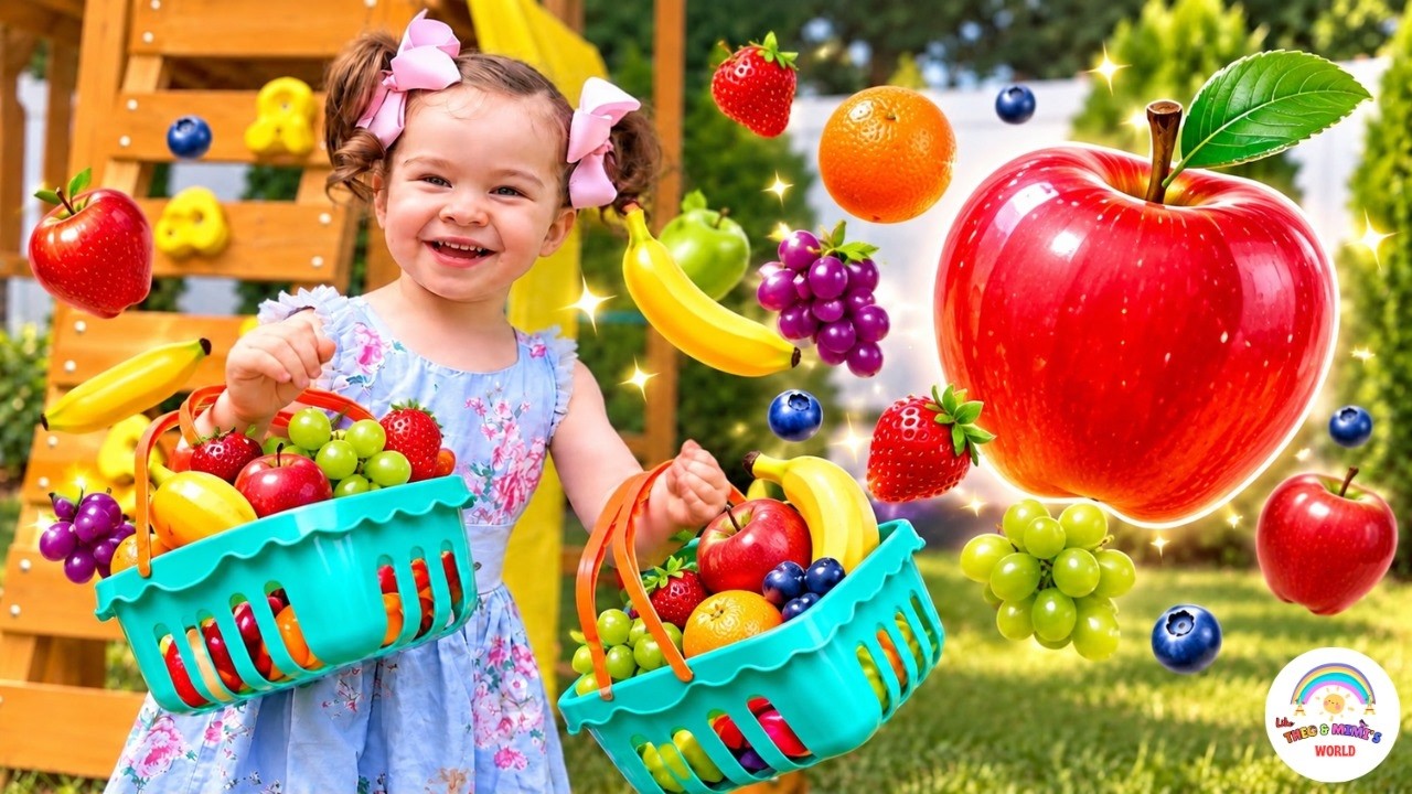 Learn Fruit and vegetable names for kids with Mimi | Like Theo