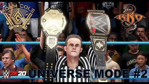 WWE 2K20 Universe Mode #2 “CHAMPION VS CHAMPION!”