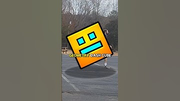 Can I run faster than the Geometry Dash Cube? #geometrydash #gd
