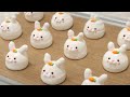 미니오븐 당근 토끼 머랭쿠키 만들기 2 Making Carrot Rabbit Meringue Cookies with mini-oven 2