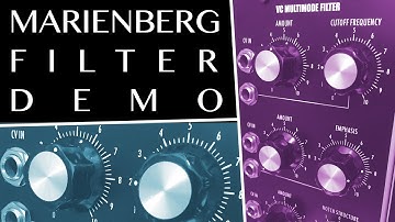 Marienberg Modular Filter & FM VCO // Audio Demo (no talking) #TTNM