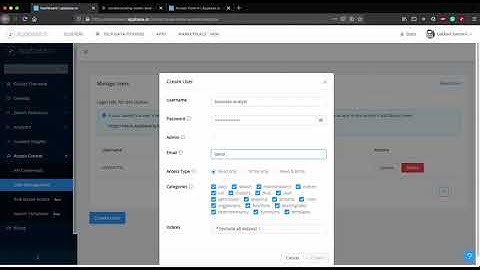 User management control plane for Elasticsearch and reactivesarch.io