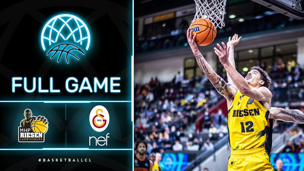 MHP Riesen Ludwigsburg v Galatasaray NEF Full Game Basketball Champions League 2021-22