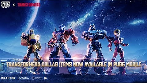 PUBG MOBILE X TRANSFORMERS ｜Collaboration Items Avalible now!