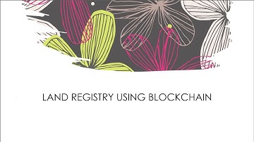 Land registry using blockchain | Cialfor Digital Ledger Consulting Private Limited