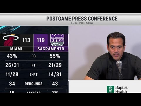 POSTGAME REACTION: Miami Heat at Sacramento Kings 10/29/22