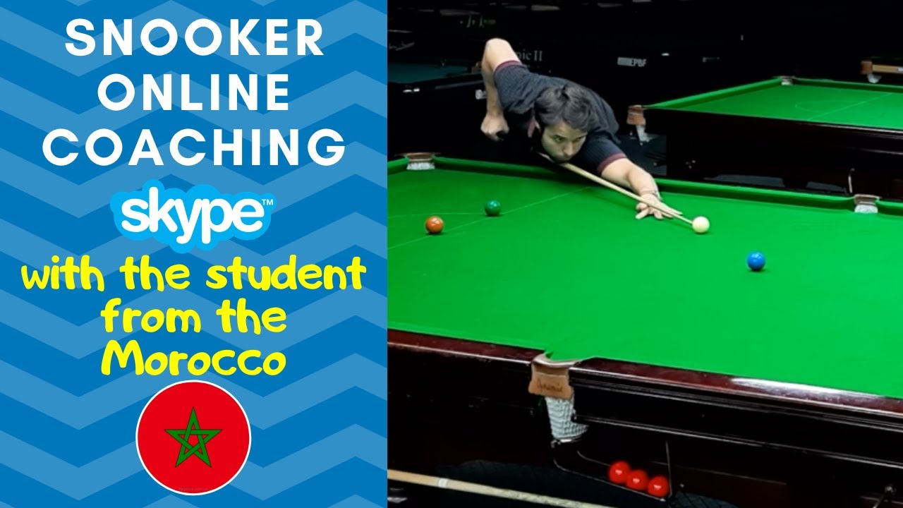 Snooker online coaching session - Marocco