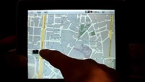 APAD 8" iMX515 - ANDROID 2.2 - 512MB RAM - Demo: GOOGLE MAPS