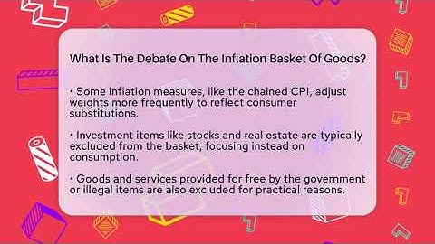 What Is The Debate On The Inflation Basket Of Goods? - Inflation Insight Channel