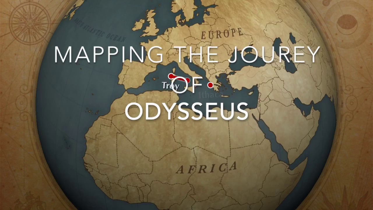 Mapping The Journey Of Odysseus YouTube Mapping The Journey Of Odysseus YouTube