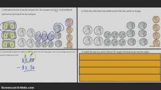 4-Part Making Change Word Problem
