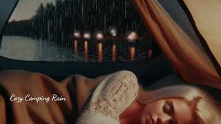 Cozy Rainy Tent Vibes: Relaxing ASMR Rain Sounds and Serene Ambience, nature, Rain Sound