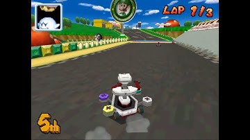 Mario Kart DS - GCN Luigi Circuit 150cc (Famicom R.O.B w/ ROB-BLS)