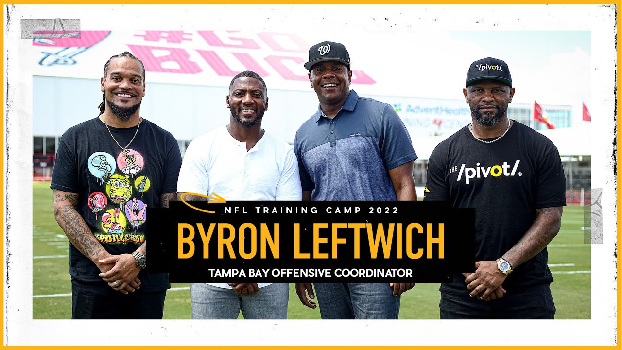 Tampa Bay Offensive Coordinator Byron Leftwich on Bucs Talent, Tom Brady &  SB Wins | Pivot Podcast - YouTube