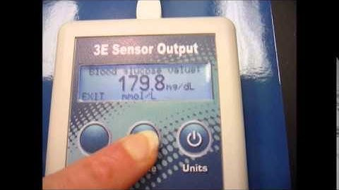 Pepex LS® 3Electrode Live Sensor Demonstration in Glucose