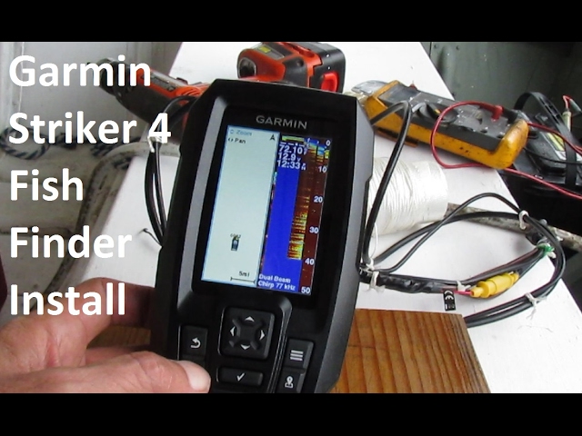 Garmin Striker4 Fish Finder With GPS Installation - YouTube