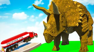 Cars vs Triceratops | Teardown