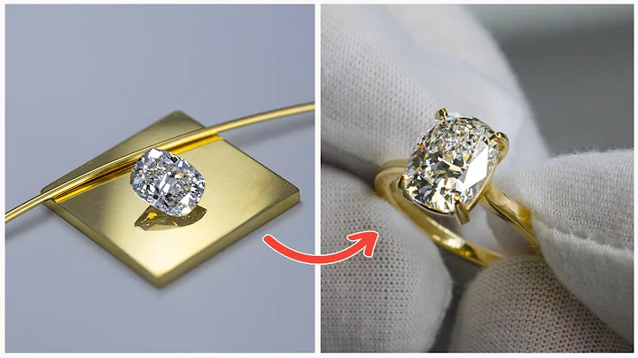 How It's Made: Gold Cushion Cut Engagement Ring - DayDayNews