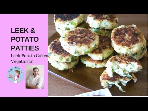 How to make Leek and Potato Patties Recipe - Leek Potato Cakes,