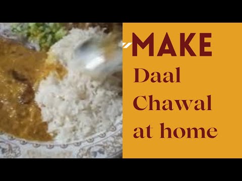 How to Make Daal Chawal | Boiled Rise recipe | Quick lunch - YouTube