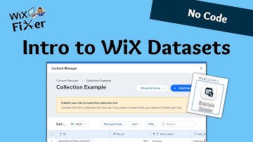 Intro to WiX Datasets - Connect Data Collections with Your Site | No Code