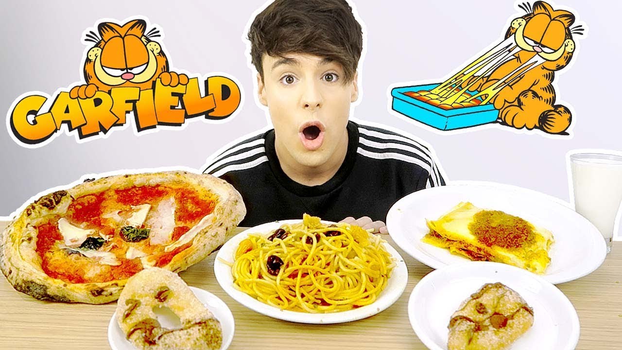 i only ate GARFIELD foods for 24 hours !!! | Raphael Gomes