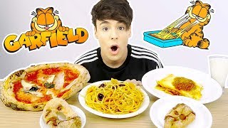 i only ate GARFIELD foods for 24 hours !!!