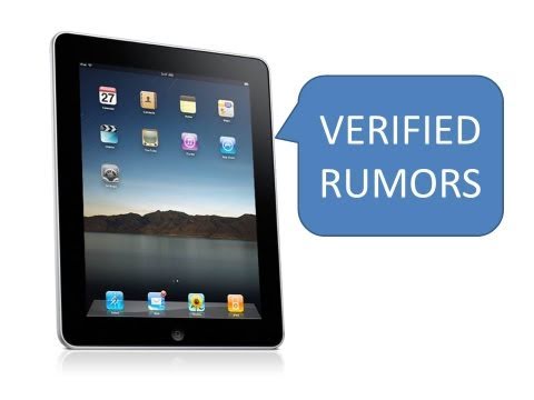 Verified iPad 2 Rumors