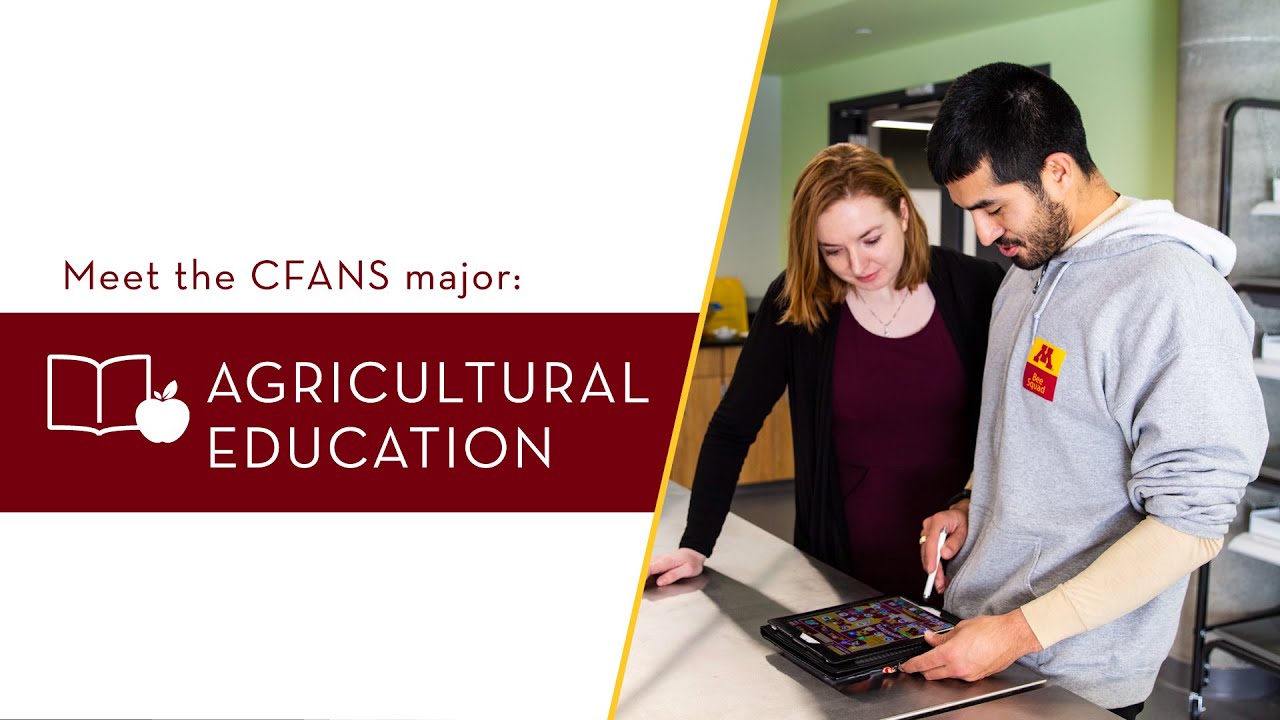 Study Agricultural Education - YouTube