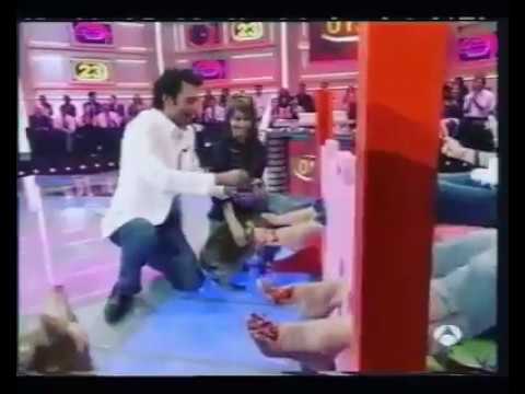 Tickling feet in Spanish TV show