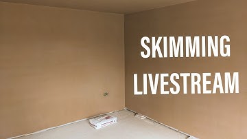 Live Plastering - Skimming From Start To Finish in real time