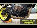 AKRAPOVIC FULL SYSTEM TITANIUM su MT-07 (2018/2020) - PURE SOUND