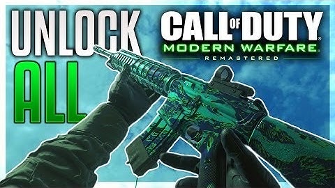 HOW TO GET EVERYTHING IN MODERWARFARE REMASTERED (BOOSTING)