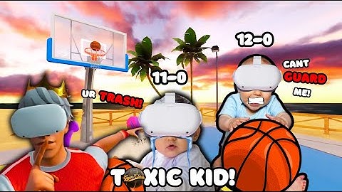 I Played TOXIC KIDS In Gym Class VR! (VR Basketball)