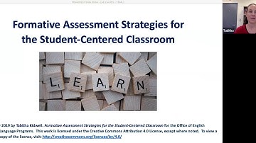 AE Live 6.5: Formative Assessment Strategies for the Student Centered Classroom