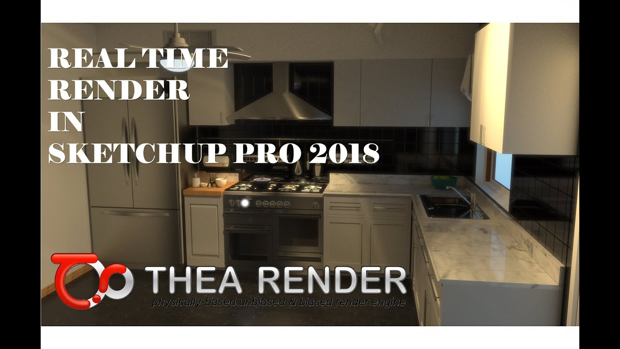 Real Time Rendering In SketchUp with Thea Render #7 - YouTube