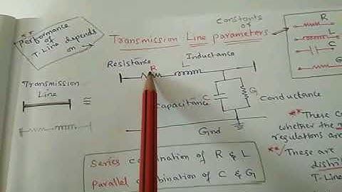 Transmission line parameters 1