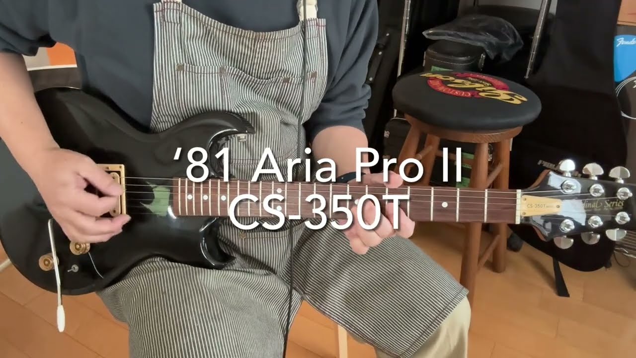 81 Aria Pro II CS-350T Cardinal Series - YouTube