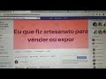 Grupo no facebook para vendas de artesanato