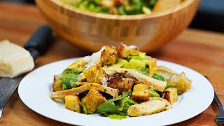 ???? Salata Caesar cu Pui, sau Salata CEZAR cu Piept de PUI???? ca la Romani | Čef Paul Constantin