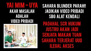 DARI PC UYA-YAI MIM:VIDEO PRIBADI YAI JUSTRU YG AKAN JD SENJATA MAKAN TUAN BUAT SAHARA! 