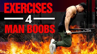 The Only 3 Exercises You Need To Get Rid Of Man Boobs (NO MORE FAT CHEST)