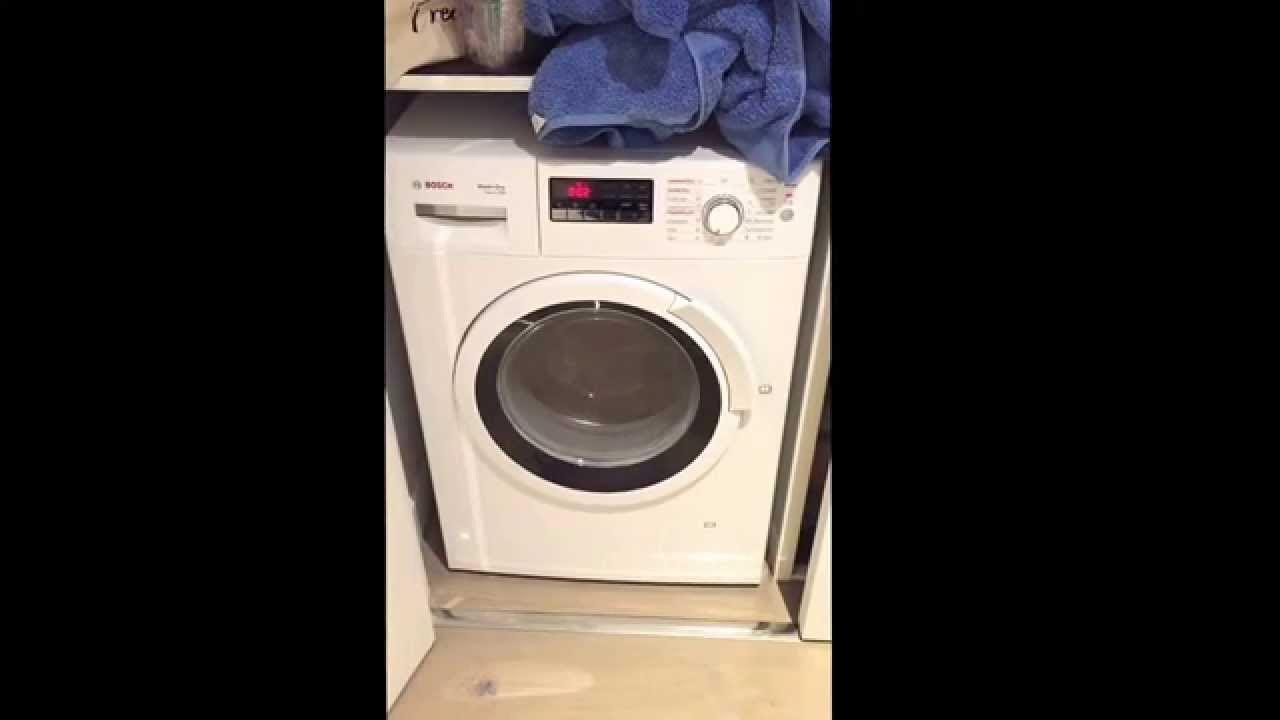 Bosch WVH28360GB Washing Machine Sounds like a jet engine. YouTube