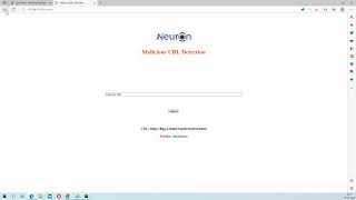 Malicious URL Detection